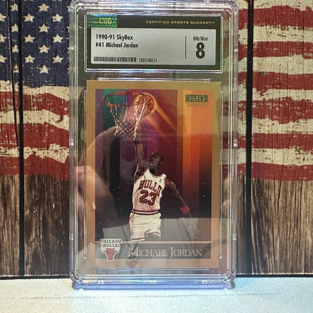 1990-91 Skybox Michael Jordan #41 G8 NM/Mint